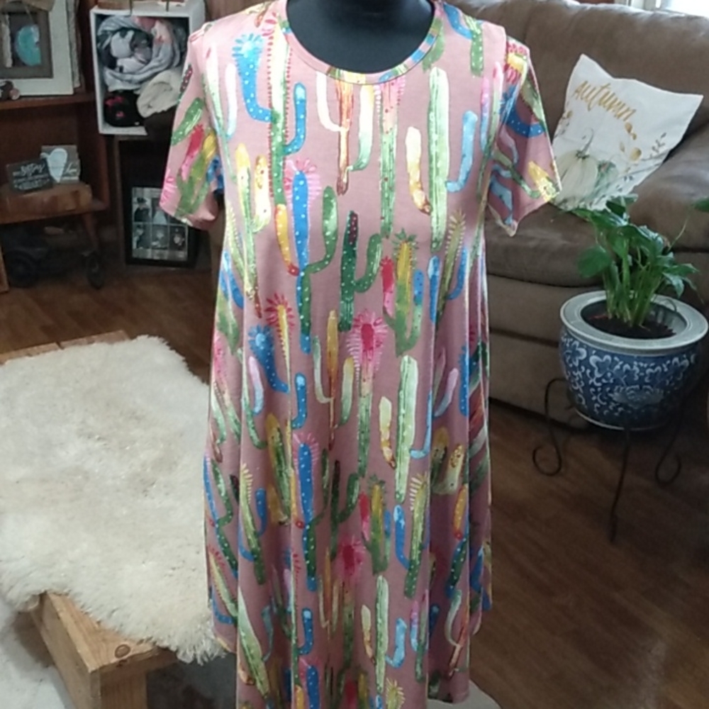Cactus print dress